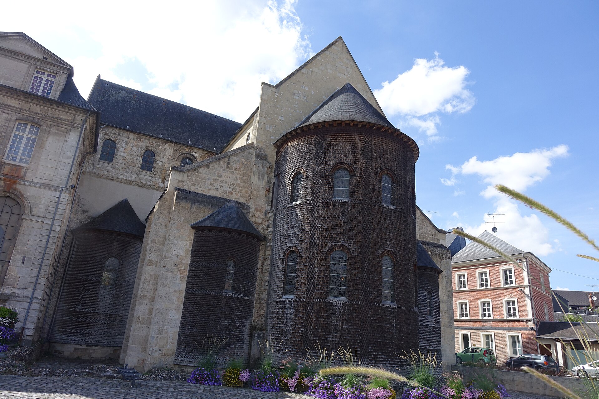 L'abbatiale de Bernay, étape du samedi matin